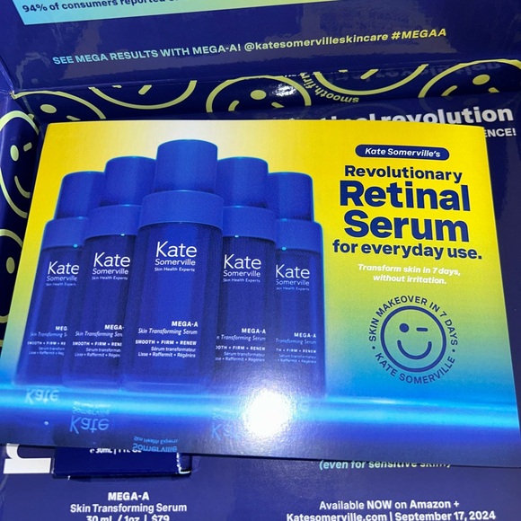New in PR box Kate Somerville Mega A Retinol skin transforming serum gift 30ml - Picture 4 of 5